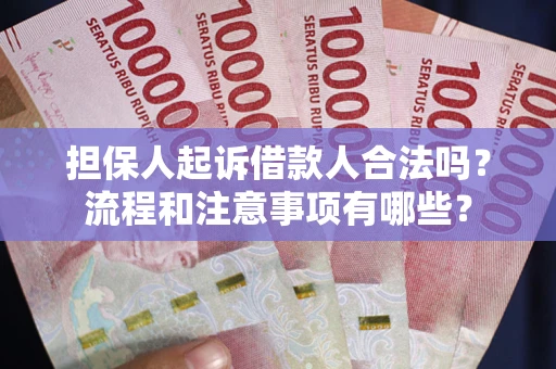 济南担保人起诉借款人合法吗？流程和注意事项有哪些？