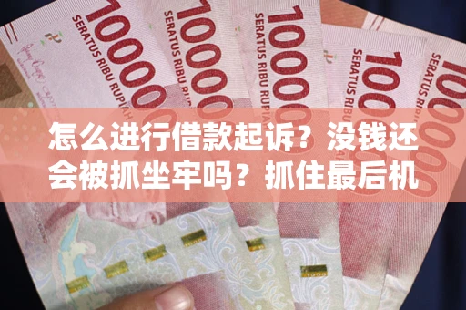 济南怎么进行借款起诉？没钱还会被抓坐牢吗？抓住最后机会！
