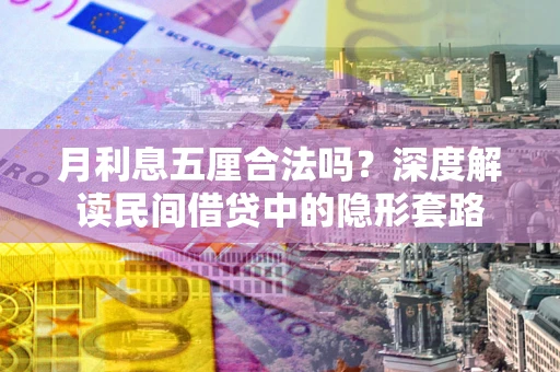 济南月利息五厘合法吗？深度解读民间借贷中的隐形套路