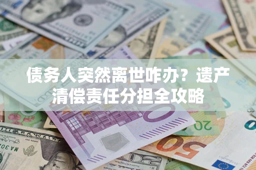 济南债务人突然离世咋办？遗产清偿责任分担全攻略