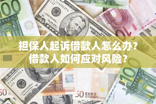 济南担保人起诉借款人怎么办？借款人如何应对风险？
