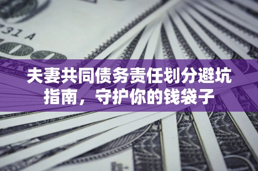 济南夫妻共同债务责任划分避坑指南，守护你的钱袋子