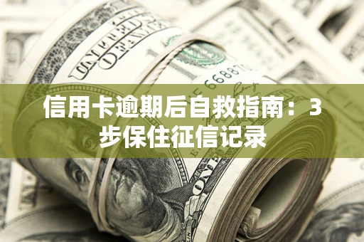 济南信用卡逾期后自救指南：3步保住征信记录